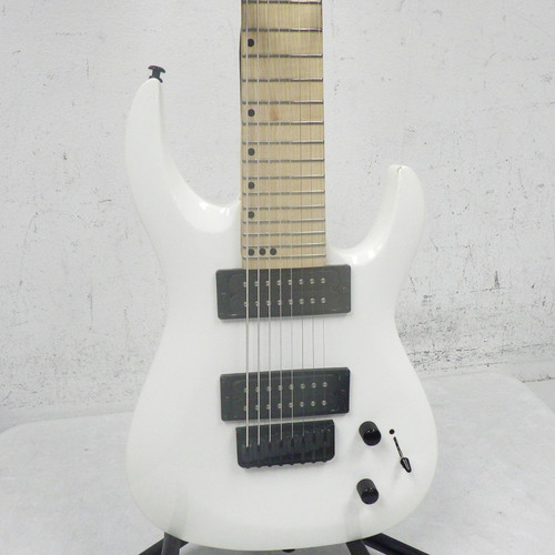 Used Harley Benton 8 String Electric Guitar White 40042-S000255767