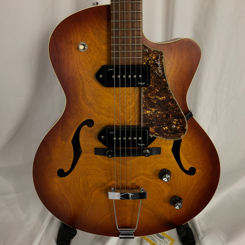 Used Godin 5TH AVENUE CW KINGPIN II Semi-Hollow Electric Guitar Cherry Sunburst 6-String 41128-S000104423
