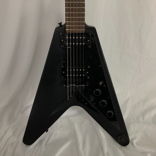 Used Epiphone FLYING V GOTHIC Pointy Electric Guitar Black 6-String 41128-S000104453