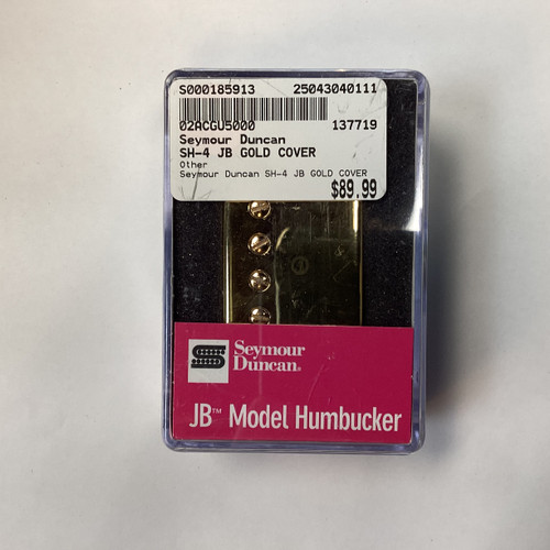 Vist Large View of Product Image Which is Used Seymour Duncan SH-4 JB GOLD COVER Guitar Pickup 40111-S000185913