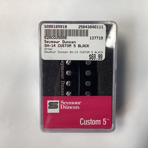 Vist Large View of Product Image Which is Used Seymour Duncan SH-14 CUSTOM 5 BLACK Guitar Pickup 40111-S000185919