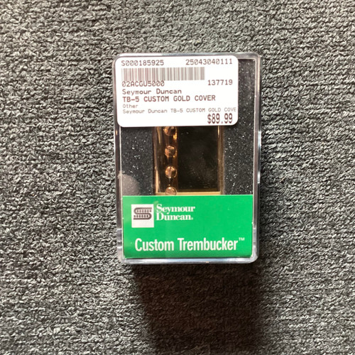 Vist Large View of Product Image Which is Used Seymour Duncan TB-5 CUSTOM GOLD COVER Guitar Pickup 40111-S000185925
