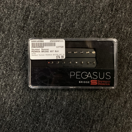 Vist Large View of Product Image Which is Used Seymour Duncan PEGASUS BRIDGE 8ST BLK Guitar Pickup 40111-S000185968