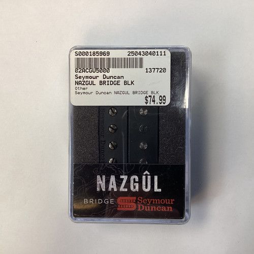 Vist Large View of Product Image Which is Used Seymour Duncan NAZGUL BRIDGE BLK Guitar Pickup 40111-S000185969
