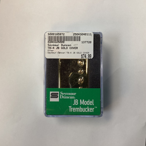 Vist Large View of Product Image Which is Used Seymour Duncan TB-4 JB GOLD COVER Guitar Pickup 40111-S000185972