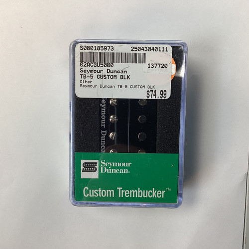 Vist Large View of Product Image Which is Used Seymour Duncan TB-5 CUSTOM BLK Guitar Pickup 40111-S000185973