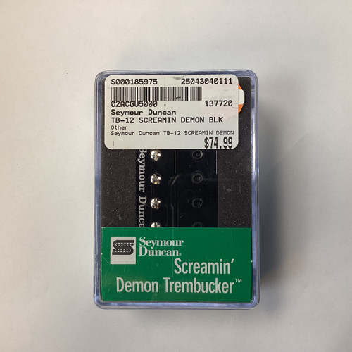 Vist Large View of Product Image Which is Used Seymour Duncan TB-12 SCREAMIN DEMON BLK Guitar Pickup 40111-S000185975