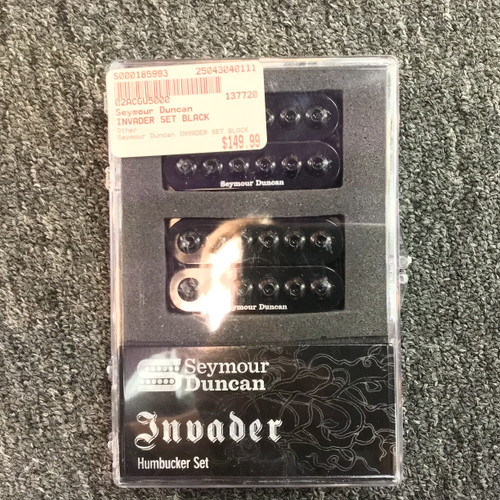 Vist Large View of Product Image Which is Used Seymour Duncan INVADER SET BLACK Guitar Pickup