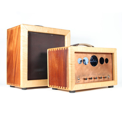 Used Lullaby LSD1505 HEAD AND CABINET Tube Guitar Amplifier Head