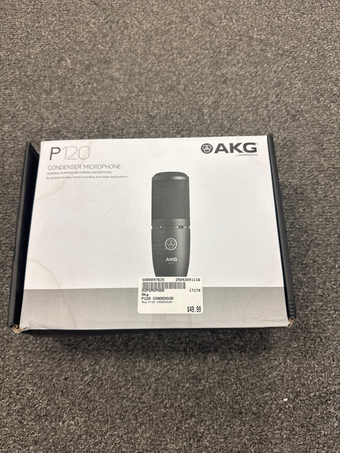 Used Akg P120 CONDENSOR Condenser Microphone 41116-S000047635