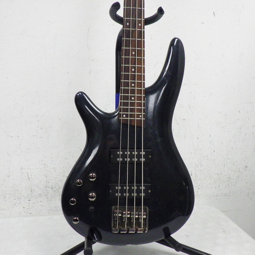 Used Ibanez SR300EL LEFT HANDED Bass Guitar Black 4-String 40042-S000255990
