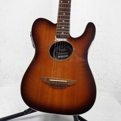 Used Fender Teleacoustic Sunburst Acoustic Electric Guitar 40042-S000256088