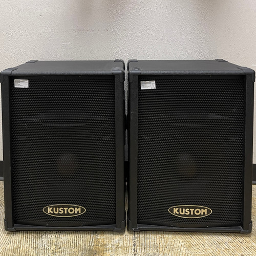 Used - Kustom KPC15 PAIR Passive Full Range Speakers  40087-S000230106