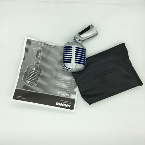 Used Shure SUPER 55 Dynamic Microphone 41124-S000203069
