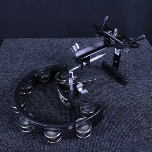 Used Rhythm Tech DST TAMBOURINE W/ MOUNT Percussion Instrument 40123-S000128943