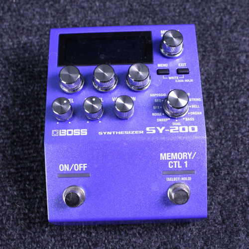 Used Boss SY-200 SYNTHESIZER PEDAL Synthesizer Pedal 40123-S000128983