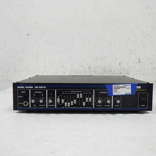 Used Hartke HA3500 Rackmount Bass Amp Head 40042-S000256337