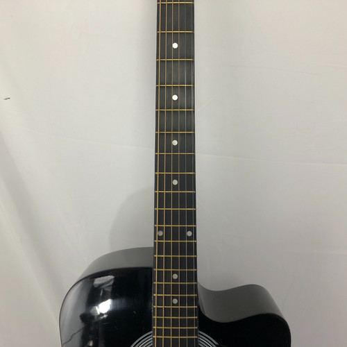 Used Squier SA-105CE Laminate Top Acoustic Guitar Black 41128-S000104654