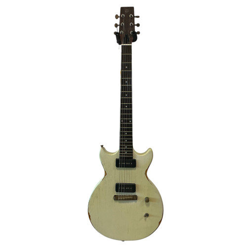Vist Large View of Product Image Which is Used SLICK SL60 LP Type Electric Guitar White 6-String 40009-S000304797