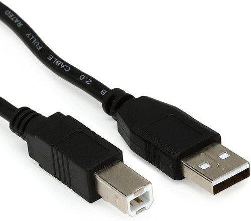 Vist Large View of Product Image Which is New Hosa 3' USB 2.0 TypeA>B 40009-HOS-USB-203AB