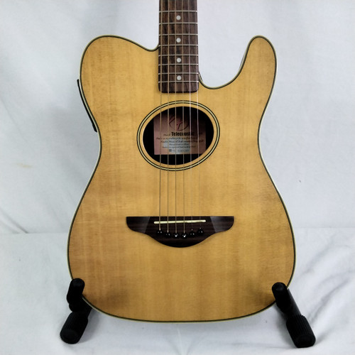 Vist Large View of Product Image Which is Used Fender TELECOUSTIC Laminate Top Acoustic Guitar Natural 6-String 41128-S000104811