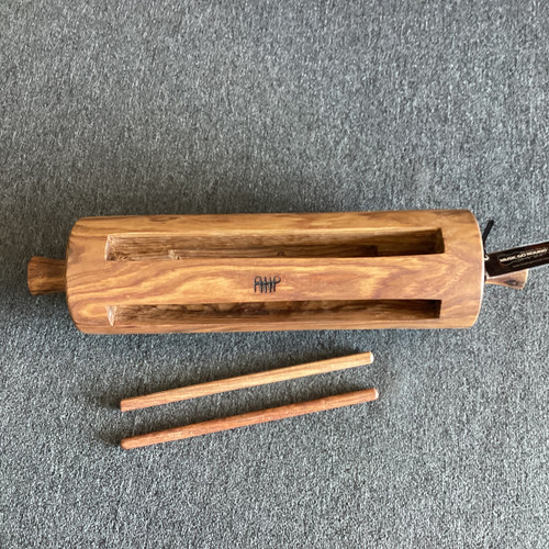 Used AHP LOG DRUM KHADI World Percussion Instrument 40111-S000186388
