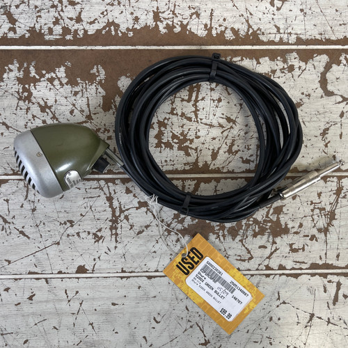 Used - Shure 520DX GREEN BULLET Harmonica Microphone 40087-S000230361