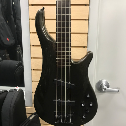 Used Dean RAZOR BASS J Type Bass Guitar Silver/Gray 4-String 41125-S000038824