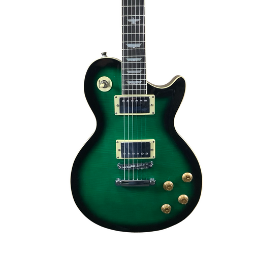 Used Urban LP TYPE Electric Guitar Green 6-String 40083-S000151776
