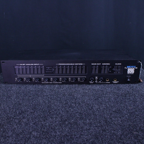 Used Motu 896 INTERFACE Computer Interface 8+ A/D Recording Inputs 40123-S000129224