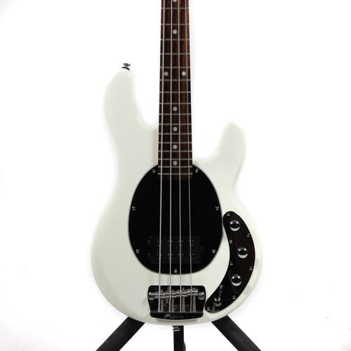 Used Sterling by Ernie Ball RAYSS4 SHORTSCALE Bass Guitar White 4-String