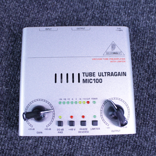 Used Behringer TUBE ULTRAGAIN MIC 100 NO POWER Power Amplifier 40123-S000129313