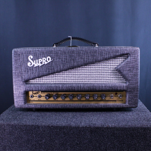 Used Supro BLACK MAGICK REVERB HEAD Tube Guitar Amplifier Head 40123-S000129336