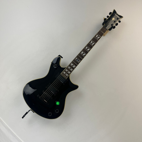 Vist Large View of Product Image Which is Used Schecter BLACKOUT CUSTOM Double Cut Electric Guitar Black 6-String 41124-S000203510