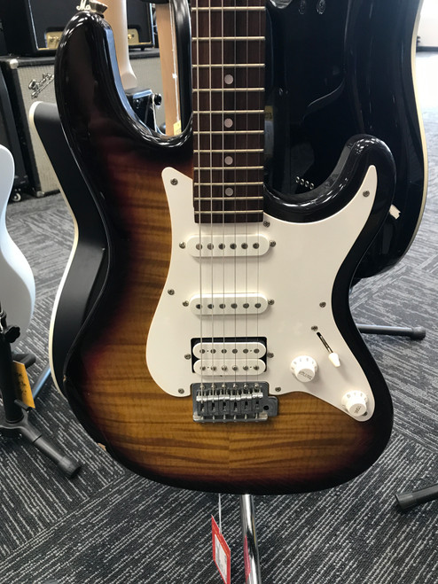 Vist Large View of Product Image Which is Used Fernandes S-TYPE HSS Electric Guitar Sunburst 6-String