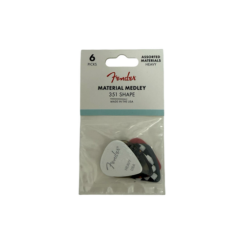 Vist Large View of Product Image Which is New FENDER 351 SHAPE MATERIAL MEDLEY HEAVY 6-PACK