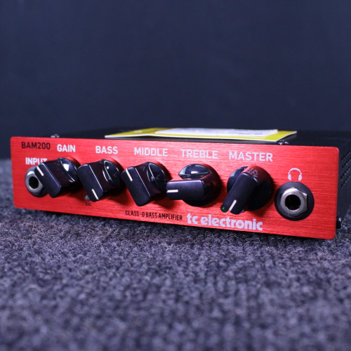 Used TC Electronic BAM 200 COMPACT BASS HEAD Bass Amplifier Head 40123-S000129390