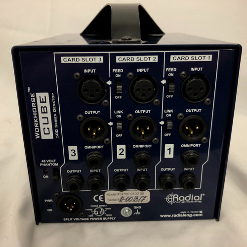 Used Radial CUBE WORKHORSE 500 SERIES Pro Sound Product 41128-S000105016