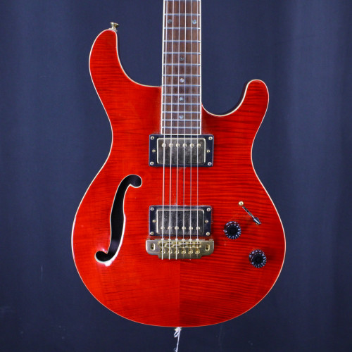 Used HAYWIRE F-335 ELECTRIC GUITAR Double Cut Electric Guitar Red 6-String 40123-S000129397