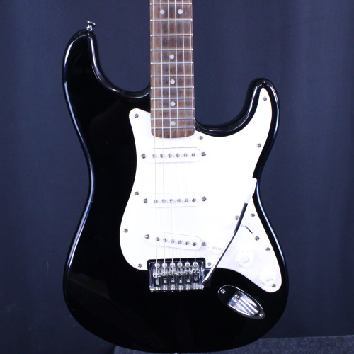Used Squier STRAT S Type Electric Guitar Black 6-String 40123-S000129423