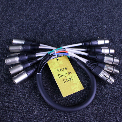 Used Seismic Audio 6 CHANNEL XLR SNAKE 2 FT Pro Sound Product 40123-S000129466