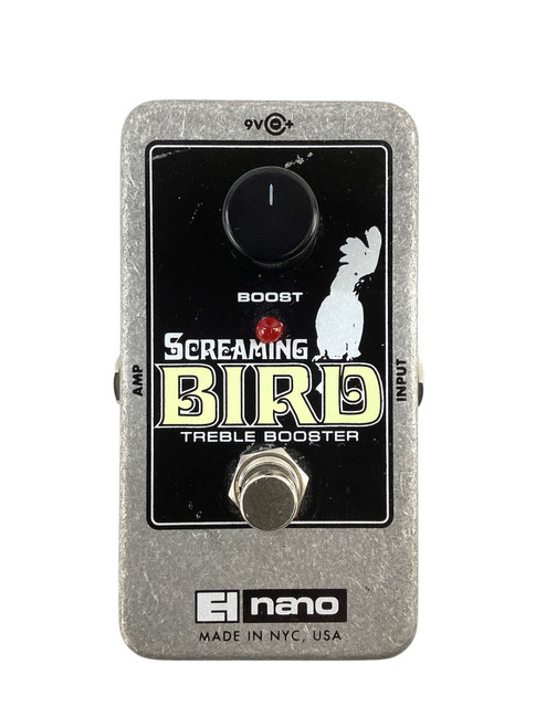 Used Electro Harmonix Screaming Bird Treble Booster Pedal  41115-S000112143