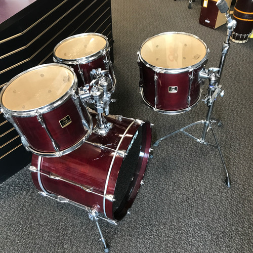 Vist Large View of Product Image Which is Used Yamaha STAGE CUSTOM 10/12/14/22 W MOUNTING HW Drum Shell Kit Red 41125-S000038883