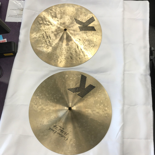 Vist Large View of Product Image Which is Used Zildjian K CUSTOM DARK HI HATS 13 IN Hi Hat Cymbals 13" 41125-S000038890