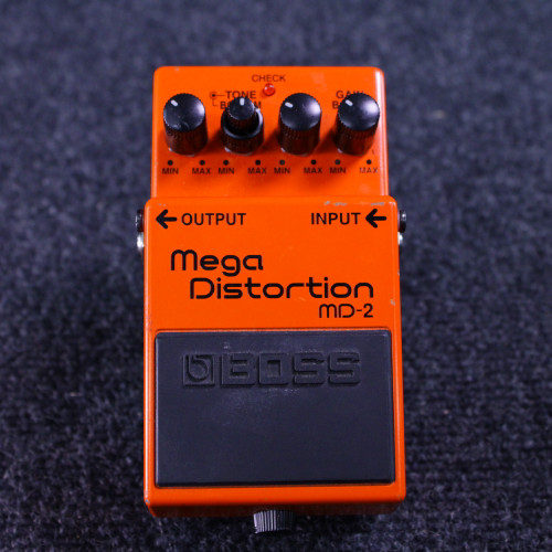 Used Boss MD-2 MEGA DISTORTION Distortion Pedal 40123-S000129491