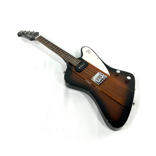 Used Epiphone Mandobird Solidbody Electric Mandolin - Vintage Sunburst Vist Large View of Product Image Which is Used Epiphone Mandobird Solidbody Electric Mandolin - Vintage Sunburst