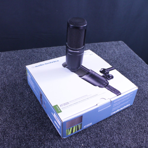 Used Audio Technica AT2020 CONDENSOR MIC Condenser Microphone 40123-S000129543