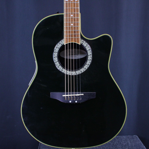 Used Ovation CELEBRITY CC057 Solid Top Acoustic Guitar Black 40123-S000129559