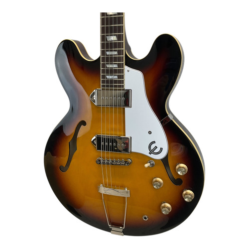 Used 2023 Epiphone Casino Semi-hollow Electric Guitar Sunburst 6-String 41117-S000050335