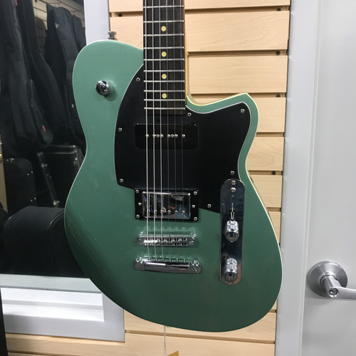 Vist Large View of Product Image Which is Used Reverend DOUBLE AGENT OG LP Type Electric Guitar Green 6-String 41125-S000038931